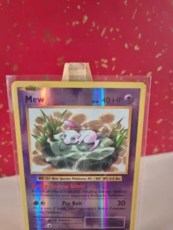 Pokemon TCG XY Evolutions Mew 53/108 Reverse Holo Rare - LP - Image 2
