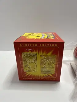 1999 Burger King Gold Plated Pokemon Card Pikachu (Brand New Sealed) - Image 3