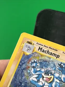 Pokemon Machamp 8/102 Base Set Holo 1st Edition - Image 3