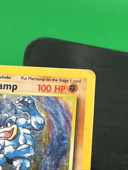 Pokemon Machamp 8/102 Base Set Holo 1st Edition - Image 4