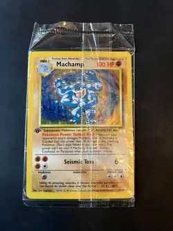 Pokemon TCG Machamp 8/102 Base Set 1st Edition Deck Promo Sealed Vintage WoTC - Image 1