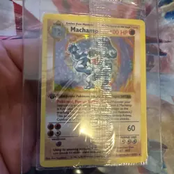 Factory Sealed Machamp 8/102 1st Edition Shadowless Base Set 1999 Pokemon New - Image 3