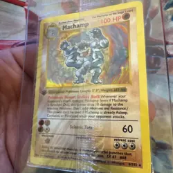 Factory Sealed Machamp 8/102 1st Edition Shadowless Base Set 1999 Pokemon New - Image 4