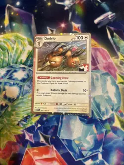 Pokemon TCG Prize Pack 5 Dodrio Holofoil Card 085/165 151 Master Set - Image 1