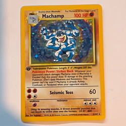 Pokemon TCG Machamp 8/102 Deck Exclusives 1st Edition Holo Rare English 100HP - Image 1