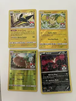Pokemon League Stamped Tcg Cards Bundle - Image 1