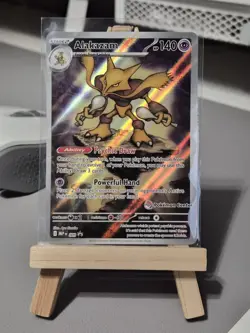 Pokemon Cards Alakazam 009 POKEMON CENTER STAMPED Mega Evolution Promo NM *1 - Image 1