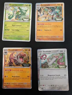 Pokemon TCG Perfect Order Staff Promo Set | Pokemon Stamped Staff Cards x4 - Image 1