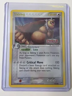 Pokemon Cards Slaking 13/108 Reverse Holo STAMPED Power Keepers Holo Rare NM - Image 1