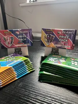 Pokemon LOT OF 10 BOOSTER PACKS SEALED Prize Pack Series 7 TCG-STAMPED CARDS - Image 3