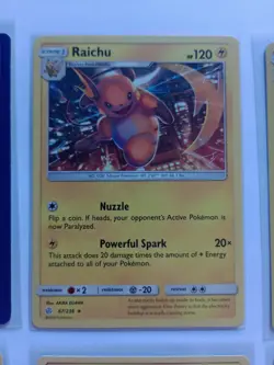 Pokemon Cards Raichu Bundle RC9/RC32 67/236 41/147 28/111 SM65 Stamped Promo - Image 4