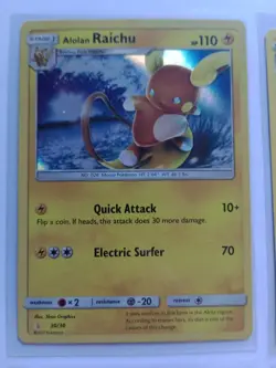 Pokemon Cards Raichu Bundle 30/30 50/195 64/193 50/203 My First Battle Stamped - Image 2