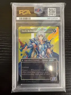 Cecil Dark Knight/Redeemed Paladin MtG Final Fantasy Surge Foil 0380 PSA 10 - Image 2