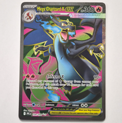 Nintendo Pokemon TCG Mega Charizard X EX 109/106 Flashfire Secret Rare Holo - Image 1