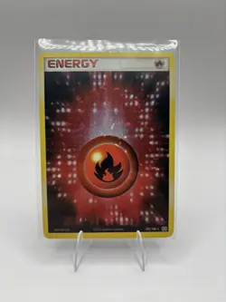 Fire Energy Holo Rare 102/106-Pokemon TCG: Ex Emerald 2005 Pokemon LP - Image 1