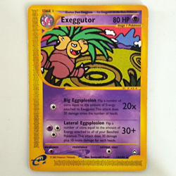 Nintendo Pokemon TCG Exeggutor 013/147 Aquapolis Reverse Holo Rare 80HP - Image 1