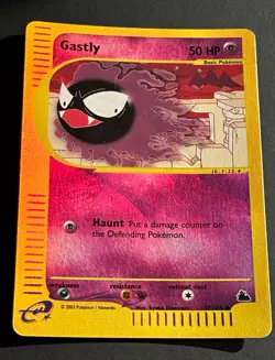 Nintendo Pokemon TCG Gastly 57/144 EX Dragon Reverse Holo Common EN 2003 50HP - Image 1