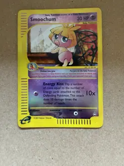 2002 Pokemon TCG Smoochum Aquapolis 61/147 Reverse Holo Rare - Image 1