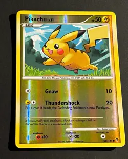 Nintendo Pokemon TCG Pikachu 120/147 Supreme Victors Holo EN 2009 50HP - Image 1