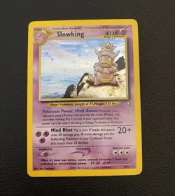 The Pokemon Company Pokemon TCG Slowking 14/111 Neo Genesis Holo Rare EN 2000 - Image 1