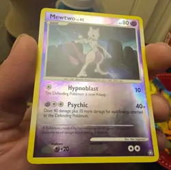 2008 Pokemon Mewtwo TCG Reverse Holo Rare Card 11/146 Legends Awakened - Image 2