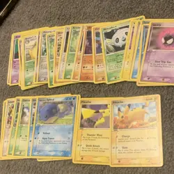 Nintendo Pokemon TCG 33 Card Lot EX Deoxys/Emerald Pikachu Gastly Spheal - Image 1