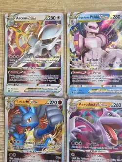 Pokemon TCG VSTAR Card Lot x9 – Arceus Giratina Palkia Lucario Promos NM - Image 2