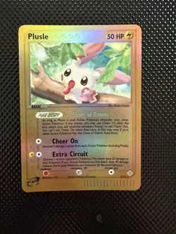 Pokemon TCG Plusle EX Dragon 8/97 Reverse Holo Holo Rare - Image 1