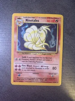 Pokemon TCG - Ninetales Base Set Holo 12/102 - Image 1