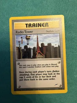 Pokemon TCG Radio Tower 95/105 Rare Neo Destiny NM - Image 1