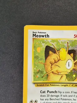 Meowth 10 Black Star Promo GB Pokemon TCG - LP Condition - Image 3