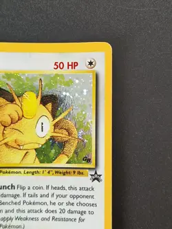 Meowth 10 Black Star Promo GB Pokemon TCG - LP Condition - Image 4