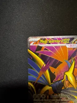 Pokemon Mega Skarmory ex 106/088 Perfect Order English Ultra Rare Holo NM - Image 3