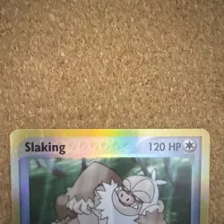 Pokemon TCG Slaking 12/109 EX Ruby & Sapphire Reverse Holo Rare English 2003 - Image 3