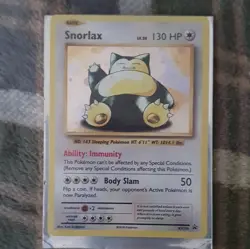 Pokemon TCG Snorlax XY179 XY Promo Holo Card, English 2016 130 HP - Image 1