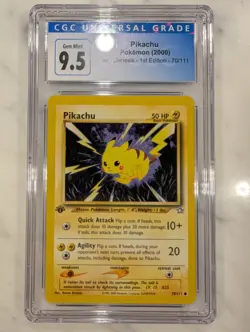 Pokemon Neo Genesis 1st Edition Pikachu 70/111 CGC 10 Gem Mint 💎 - Image 1