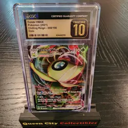 CELEBI VMAX - CGC PRISTINE 10 - 2021 Pokemon Chilling Reign HOLO - 008/198 - Image 1