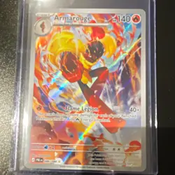 Pokemon TCG Armarouge 086/084 Paldea Evolved Full Art Holo Illustration Rare - Image 1