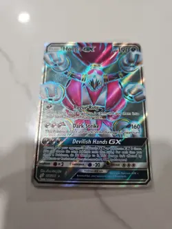 Pokemon TCG Hoopa GX 166/181 Full Art Ultra Rare Sun & Moon Team Up LP - Image 1
