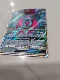 Pokemon TCG Hoopa GX 166/181 Full Art Ultra Rare Sun & Moon Team Up LP - Image 2