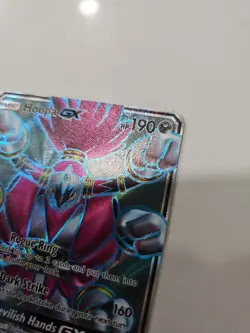 Pokemon TCG Hoopa GX 166/181 Full Art Ultra Rare Sun & Moon Team Up LP - Image 3