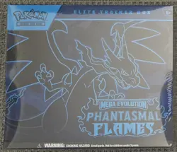POKEMON TCG PHANTASMAL FLAMES ETB NEW FACTORY SEALED MEGA EVOLUTION CHARIZARD - Image 1