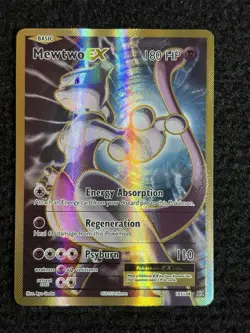 2016 Pokemon XY Evolutions Mewtwo EX Full Art Holo 103/108 Ultra Rare NM Vintage - Image 3