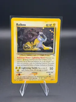 2001 Pokemon Neo Revelation Raikou Holo Rare 13/64 WOTC Vintage Card - Image 1