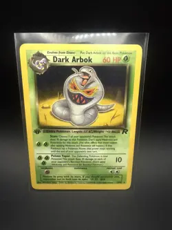 Dark Arbok - 19/82 - Pokemon Team Rocket 1st Edition Rare Card WOTC - Image 1