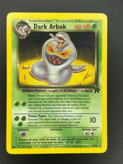 Pokemon TCG - Dark Arbok MP Rare 19/82 | Team Rocket - Image 1