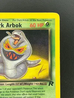Pokemon TCG - Dark Arbok MP Rare 19/82 | Team Rocket - Image 4