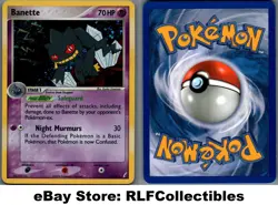 2006 Pokemon, EX Crystal Guardians, #1/100 Banette, Holo Rare (b) - Image 1
