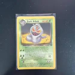Pokemon Dark Arbok Non-Holo Rare 19/82 Team Rocket WotC 2000 TCG - Image 1