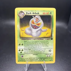 Dark Arbok 19/82 - Team Rocket Non Holo - Pokemon Card TCG Unlimited Rare NM -j - Image 3
